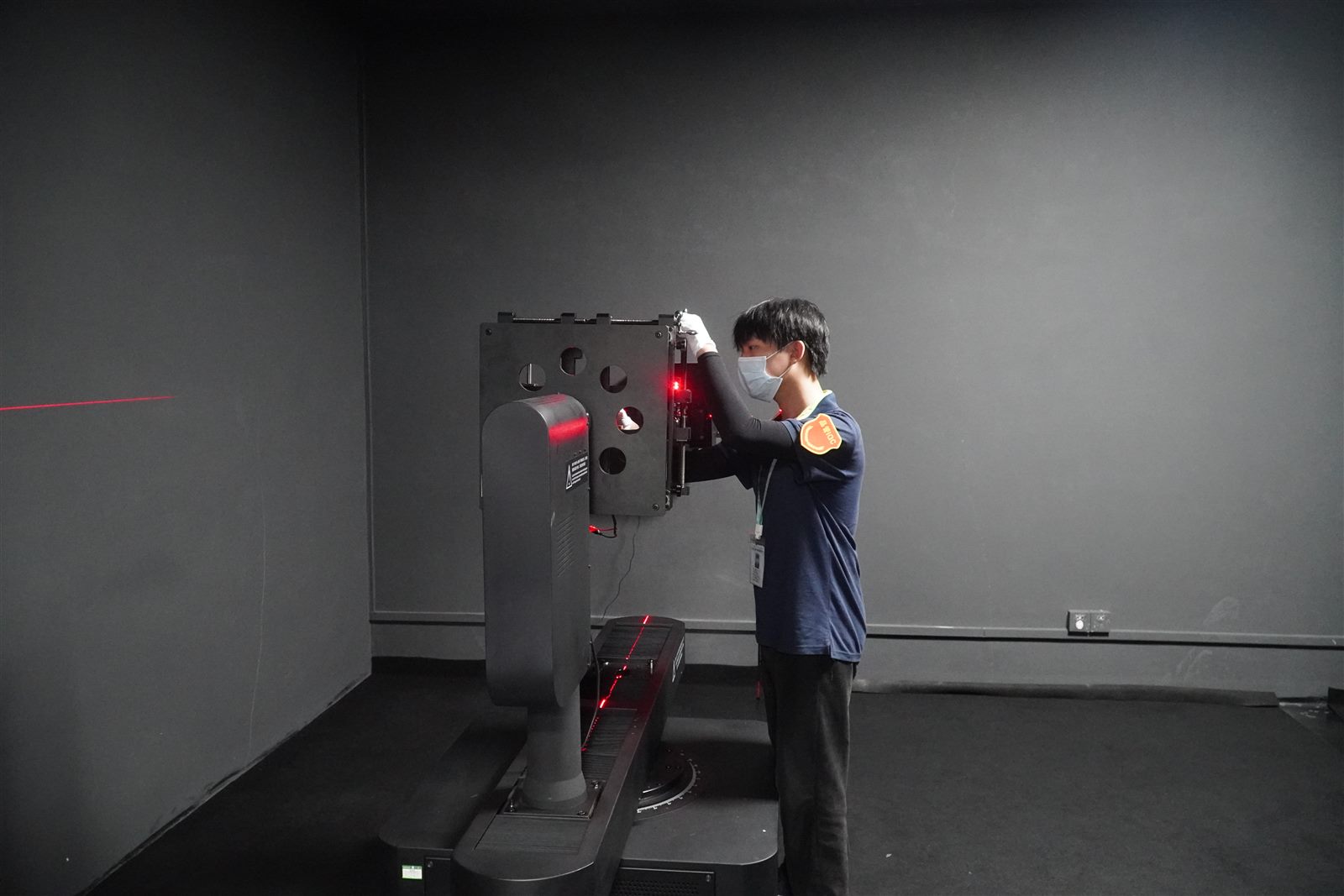 Goniophotometer dark-room light distribution test at ENCORE factory