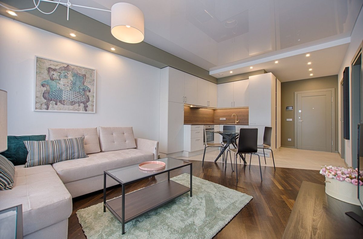 Warm-toned LED lighting in a cozy interior showing the warm end of the color temperature spectrum