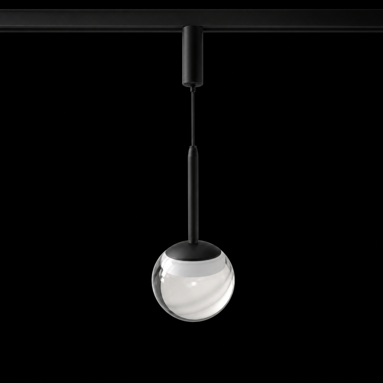 NOVA orb magnetic track light head